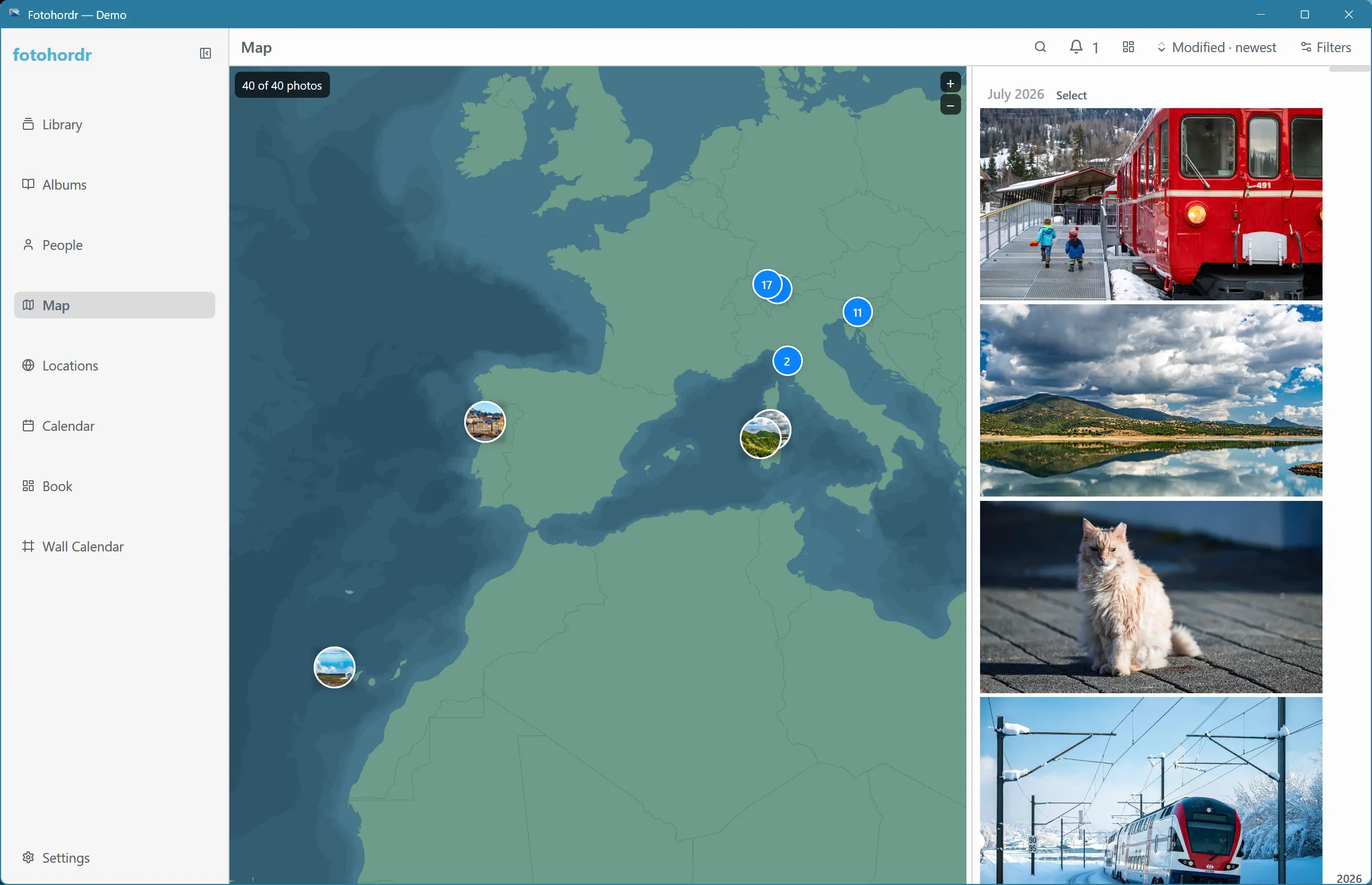 Map view